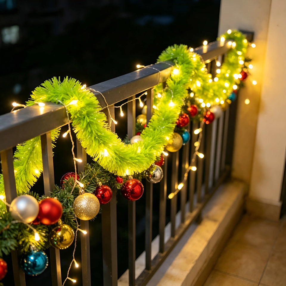 Christmas LED Tinsel String Lights